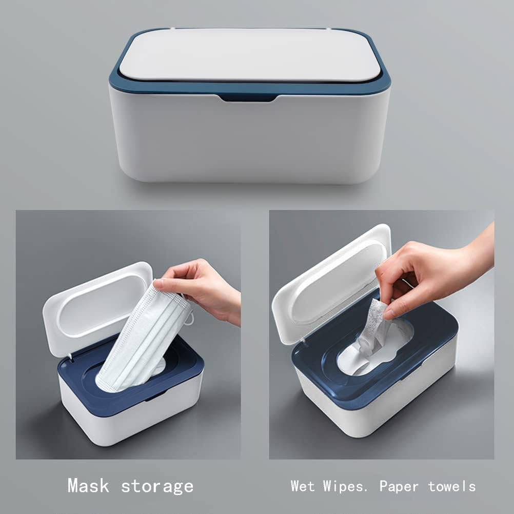 Wet Tissue Box, Flip Top Dry Tissue Napkin, Portable Home Napkins Dispenser, Dustproof Plastic Mask Organizer Holder, Multifunctional Sundries Storage Box, Moist Toilet Paper Box Wet Tissue Box, Flip Top Dry Tissue Napkin, Portable Home Napkins Dispenser, Dustproof Plastic Mask Organizer Holder, Multifunctional Sundries Storage Box, Moist Toilet Paper Box